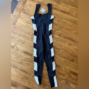 NWT Port de Bras Women’s Black & White Colorblock Jumpsuit